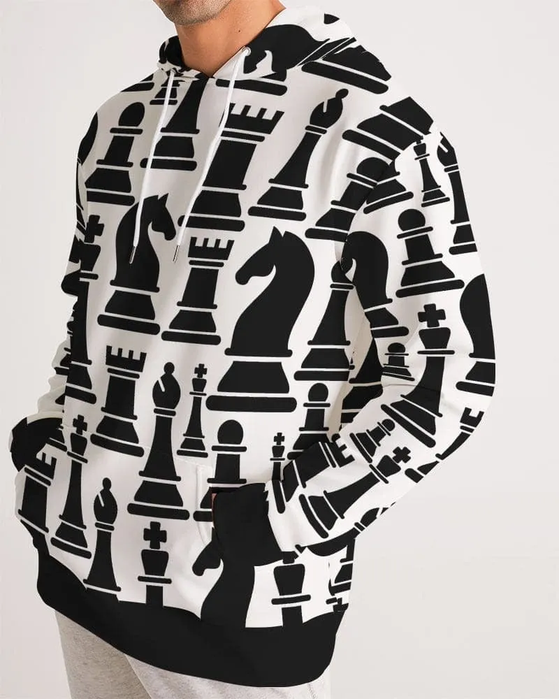 Uniquely You Mens Hoodie Pullover Shirt / Chess Print