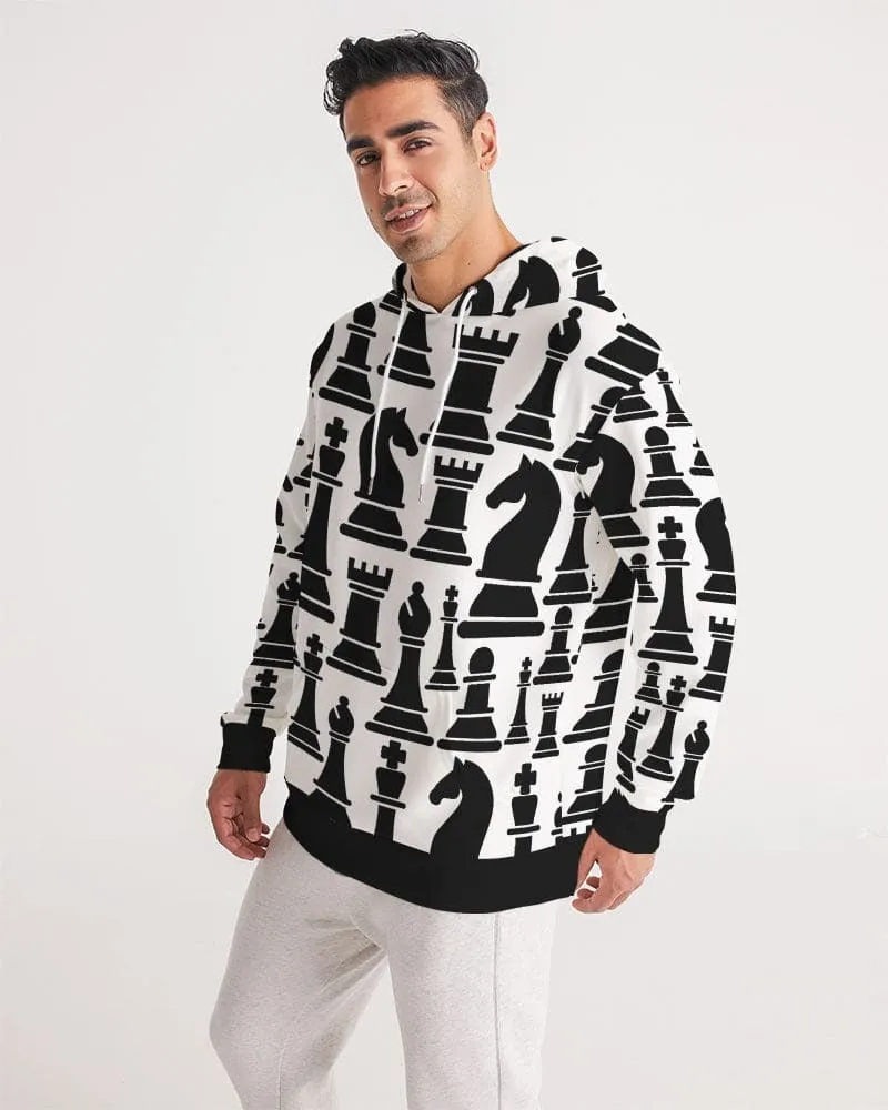 Uniquely You Mens Hoodie Pullover Shirt / Chess Print