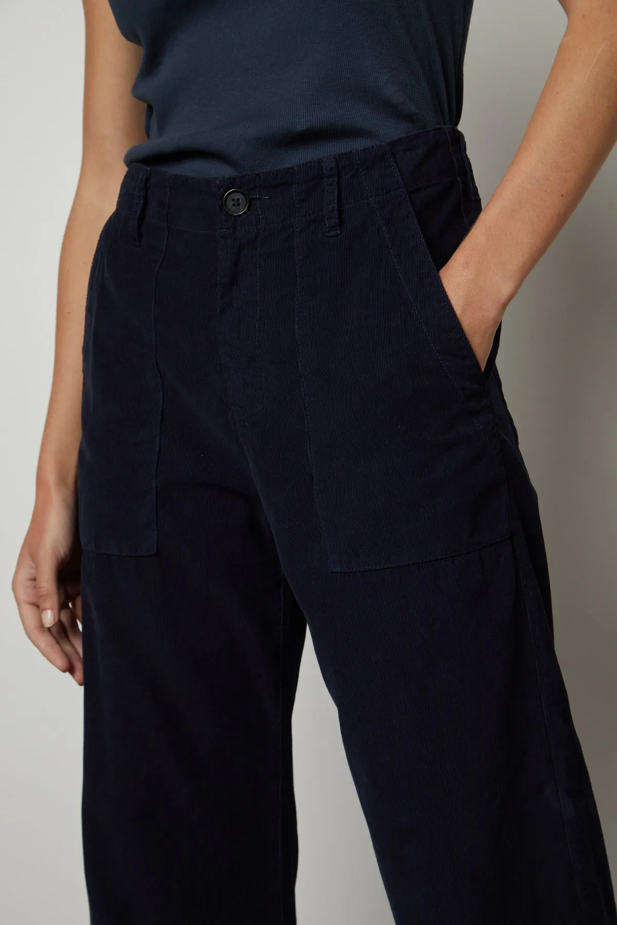 VERA CORDUROY WIDE LEG PANT