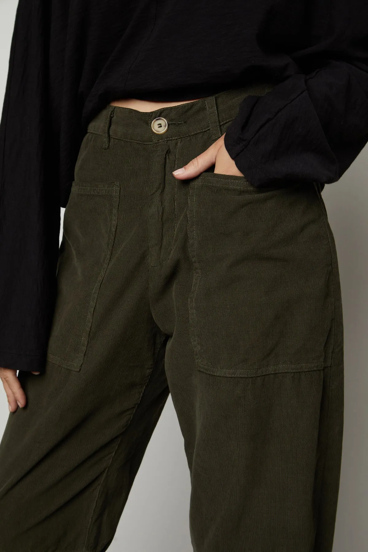 VERA CORDUROY WIDE LEG PANT