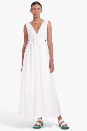 WATERFALL DRESS | WHITE