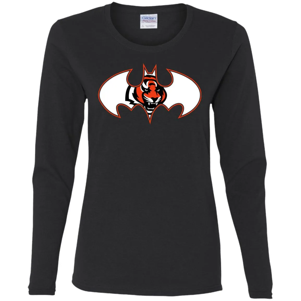 We Are The Cincinnati Bengals Batman Nfl Mashup Women Long Sleeve Shirt