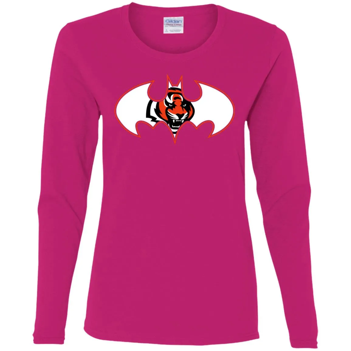 We Are The Cincinnati Bengals Batman Nfl Mashup Women Long Sleeve Shirt