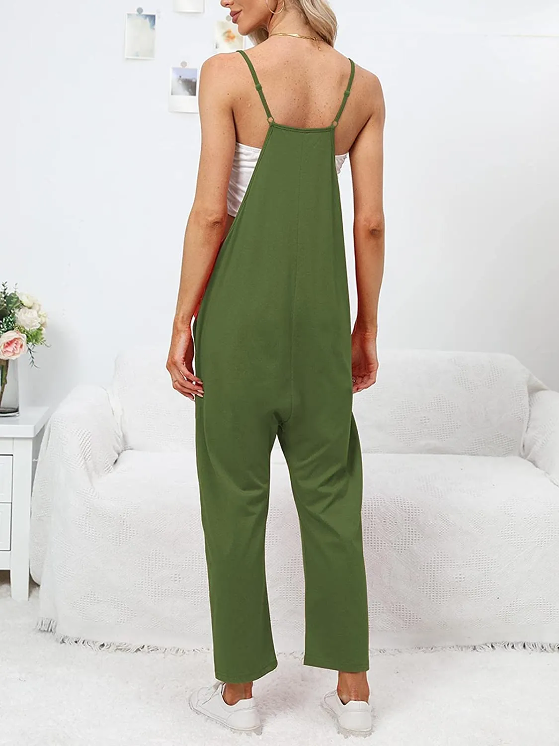 Womens Casual Wide Leg Jumpsuit (Buy 2 Free Shipping)