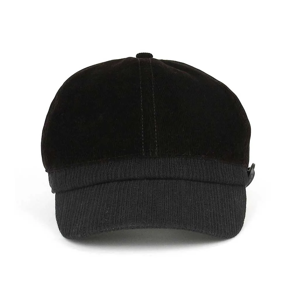 Women's Corduroy Newsboy Hat