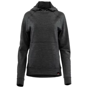 Womens Merino 260 Lounge Hoodie (Smoke/Black)