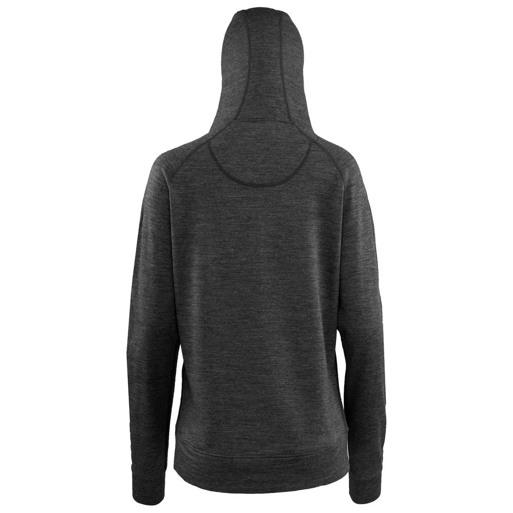 Womens Merino 260 Lounge Hoodie (Smoke/Black)