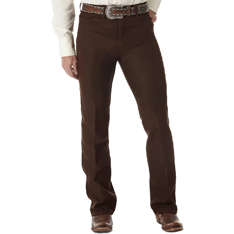 Wrangler Men's Wrancher Brown Dress Pant