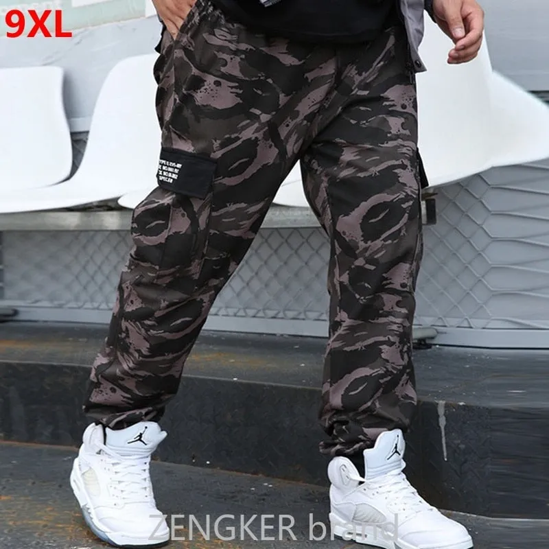 ZENGKER Loose Fit Camo Cargo Casual Joggers