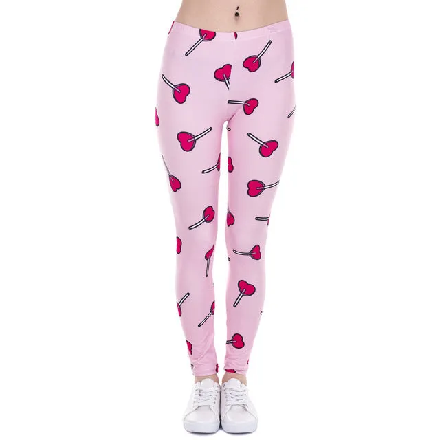 Zohra Brand New Fashion Women Leggings Unicorn And Sweets Printing leggins Fitness legging Sexy High waist Woman pants